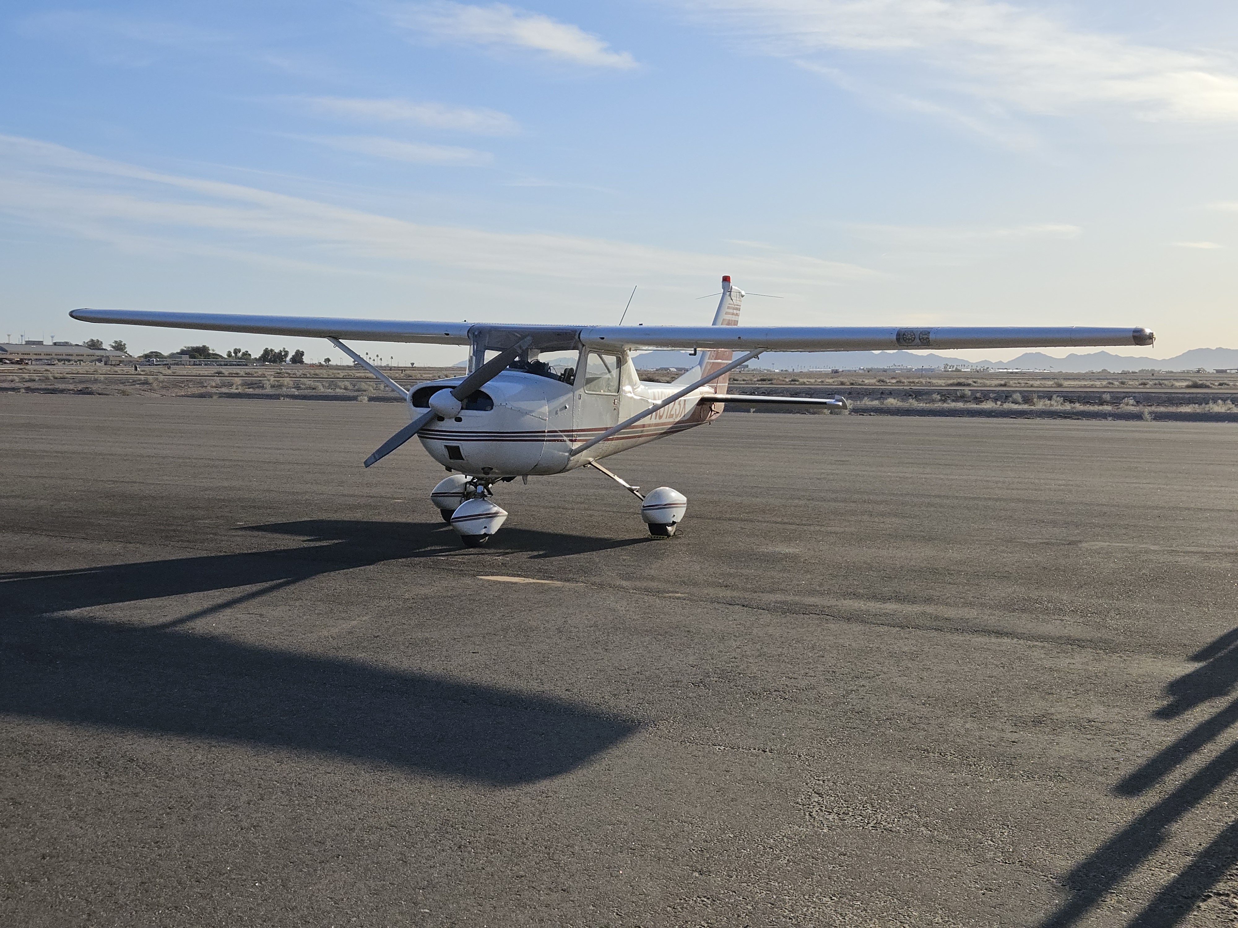 Cessna 150F N3123X on the tarmac